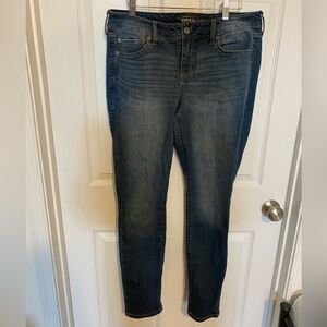 Torrid 10 Premium Stretch Skinny Jeans Dark Wash EUC